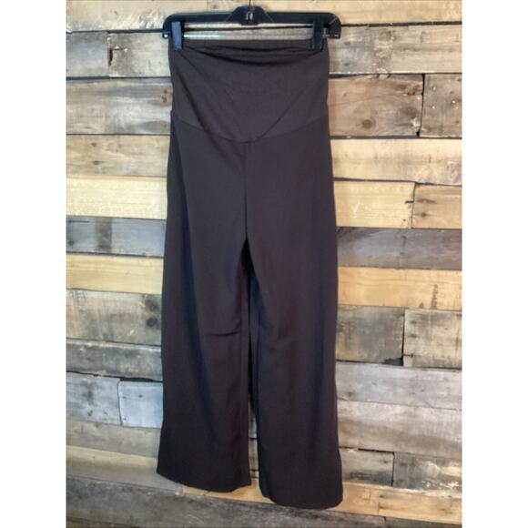 H&M Maternity Wide Leg Pants Brown Size XS - Picture 2 of 5
